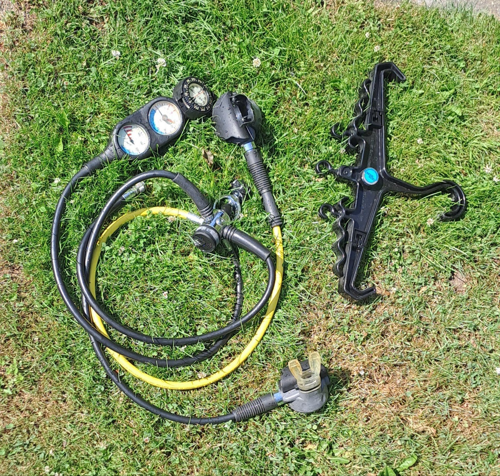 Mares Axis Pro Ademautomaat Set met Manometer en Kompas, Watersport en Boten, Duiken, Ophalen, Gebruikt, Overige typen