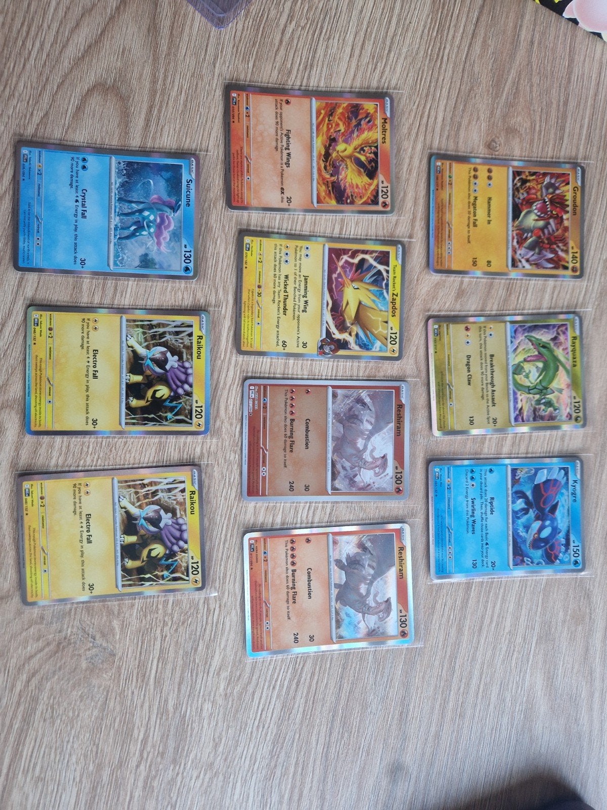 pokemon kaarten legendary holo rayquaza groudon kyogre etc., Ophalen of Verzenden, Nieuw, Meerdere kaarten, Foil