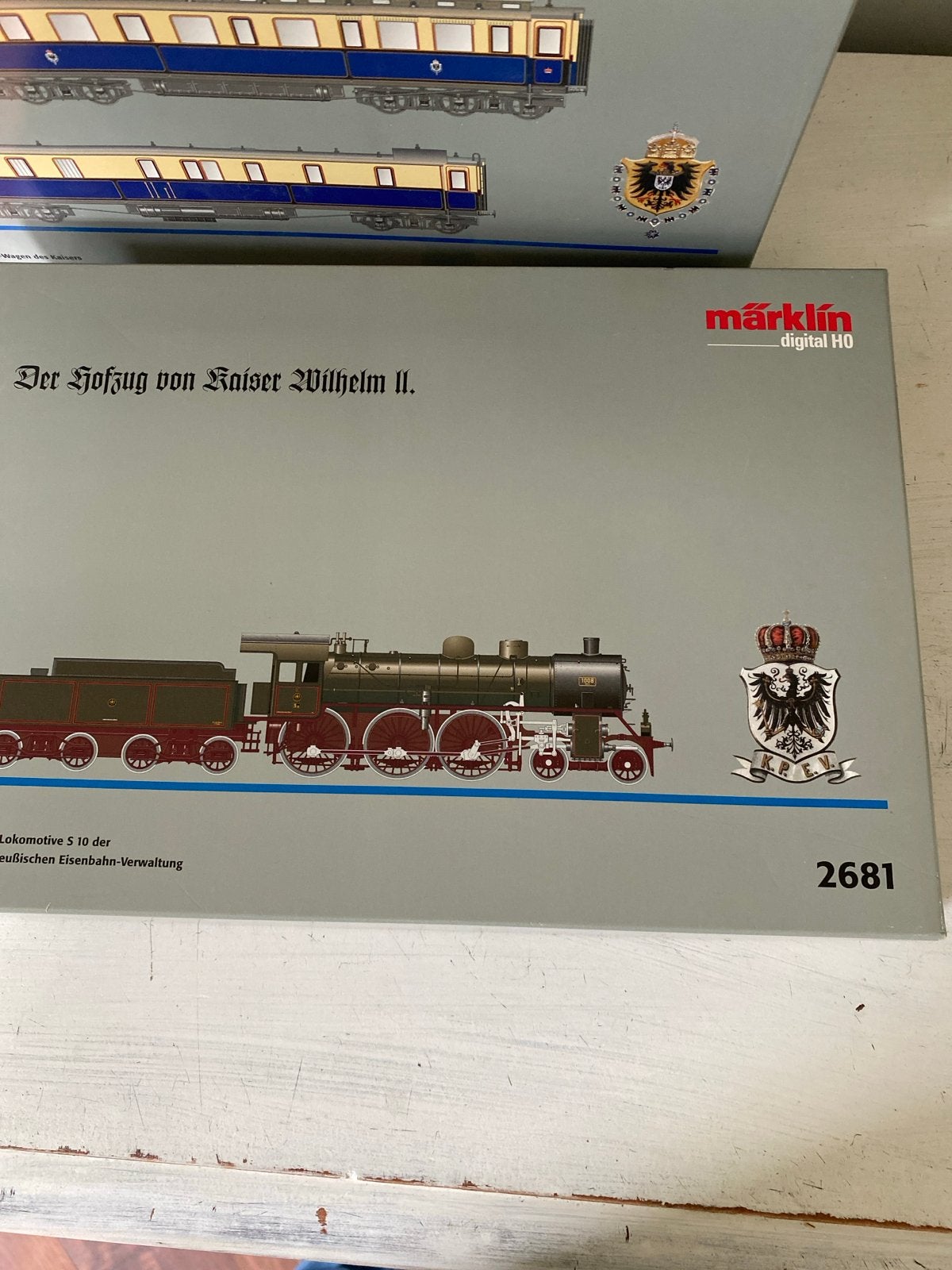 Märklin 2681 Hofzug van Keizer Wilhelm II Treinset H0, Wisselstroom, Treinset, Ophalen of Verzenden, Zo goed als nieuw