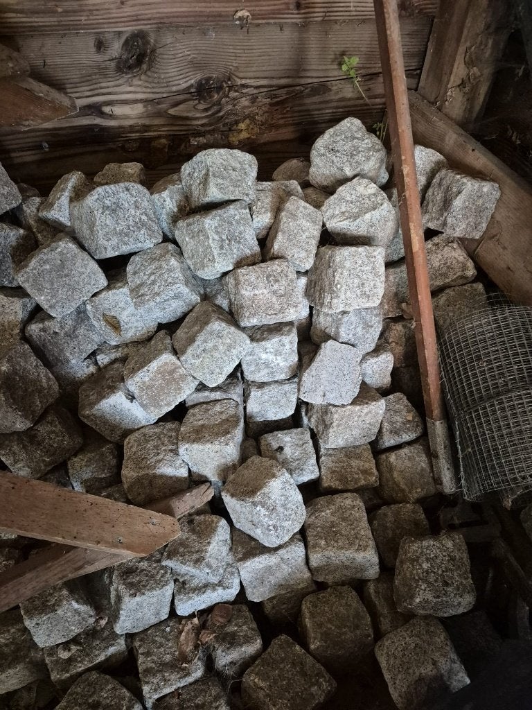 Granieten keien - circa 125 stuks, Ophalen, Gebruikt, Graniet, Kei