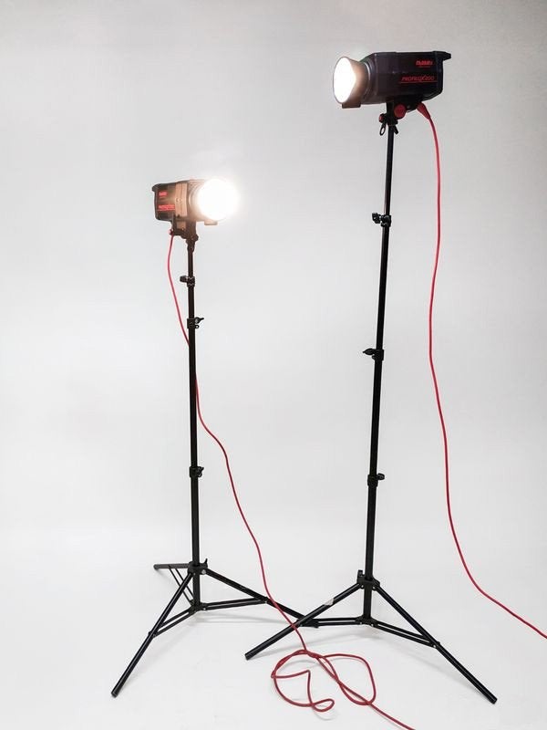 Multiblitz Profilux 400 Studio Flitsset, Ophalen, Lamp of Flitsset, Opvouwbaar, Zo goed als nieuw