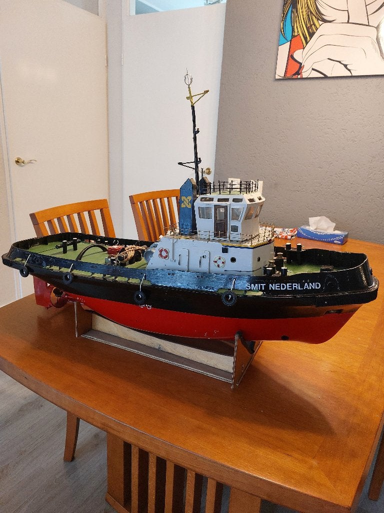 Smit Nederland  van Billing Boats  model sleepboot, Ophalen of Verzenden, Gebruikt, Groter dan 1:32, Overige merken