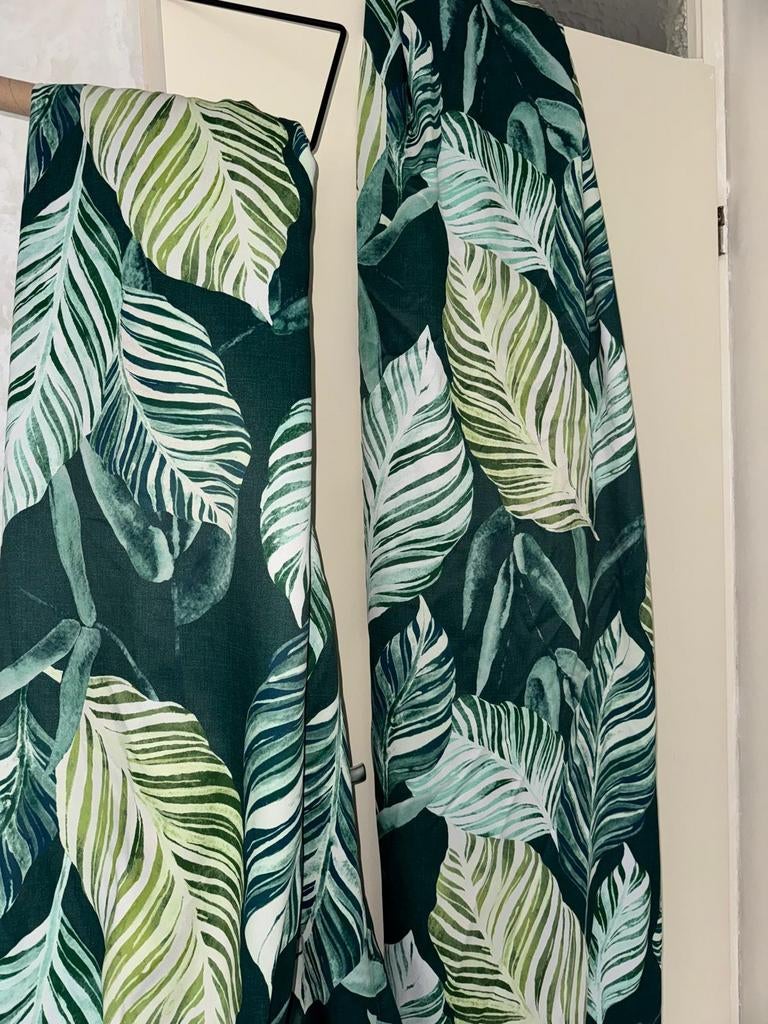 Prachtige gordijnen, Groen, 200 cm of meer, Ophalen of Verzenden, Zo goed als nieuw