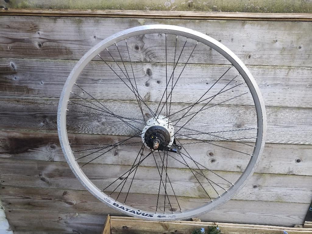 28 inch BATAVUS NEXUS 7 achterwiel, 56 cm of meer, Ophalen, Gebruikt, Batavus