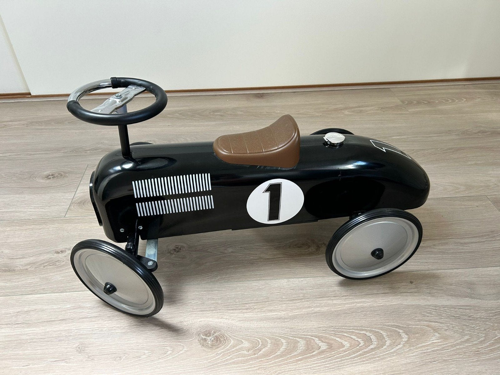 Retro Roller Jack loopauto - zwart, Ophalen, Gebruikt, Loopvoertuig