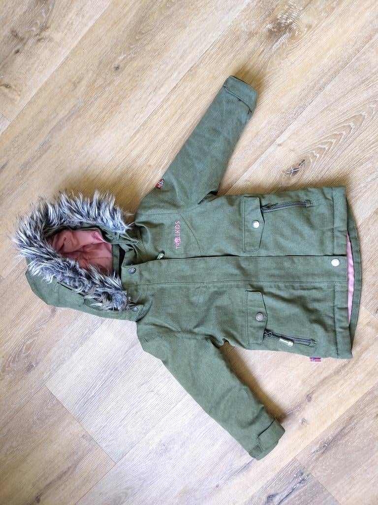 Trollkids winterjas maat 98 meisje, Meisje, Trollkids, Ophalen of Verzenden, Zo goed als nieuw