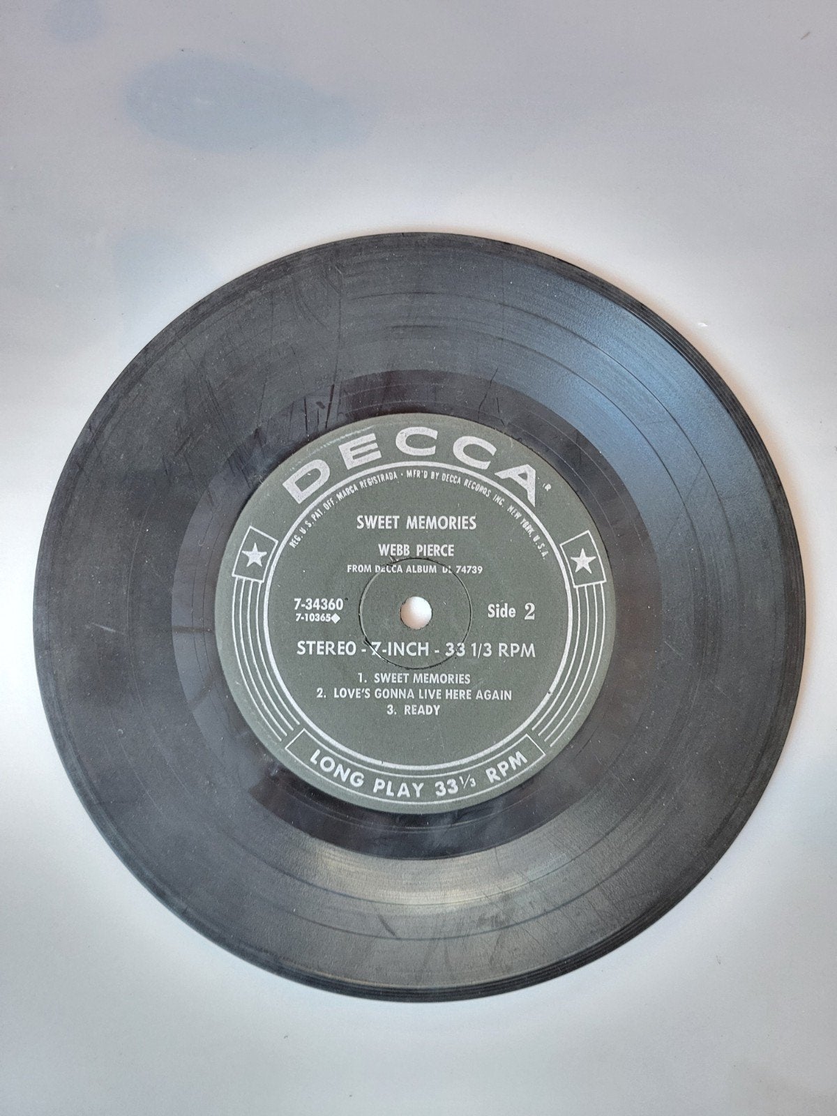 Webb Pierce (19) E.P., Ophalen of Verzenden, Gebruikt, 12 inch