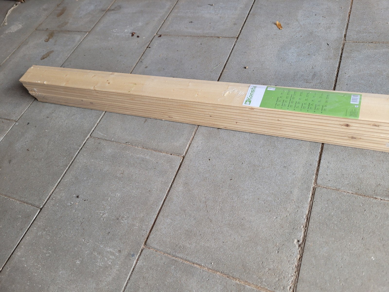 1 pak vuren schroten Konsta van Hornbach 12 x 88 mm 2.70 m, Doe-het-zelf en Verbouw, Hout en Planken, Ophalen, Minder dan 25 mm