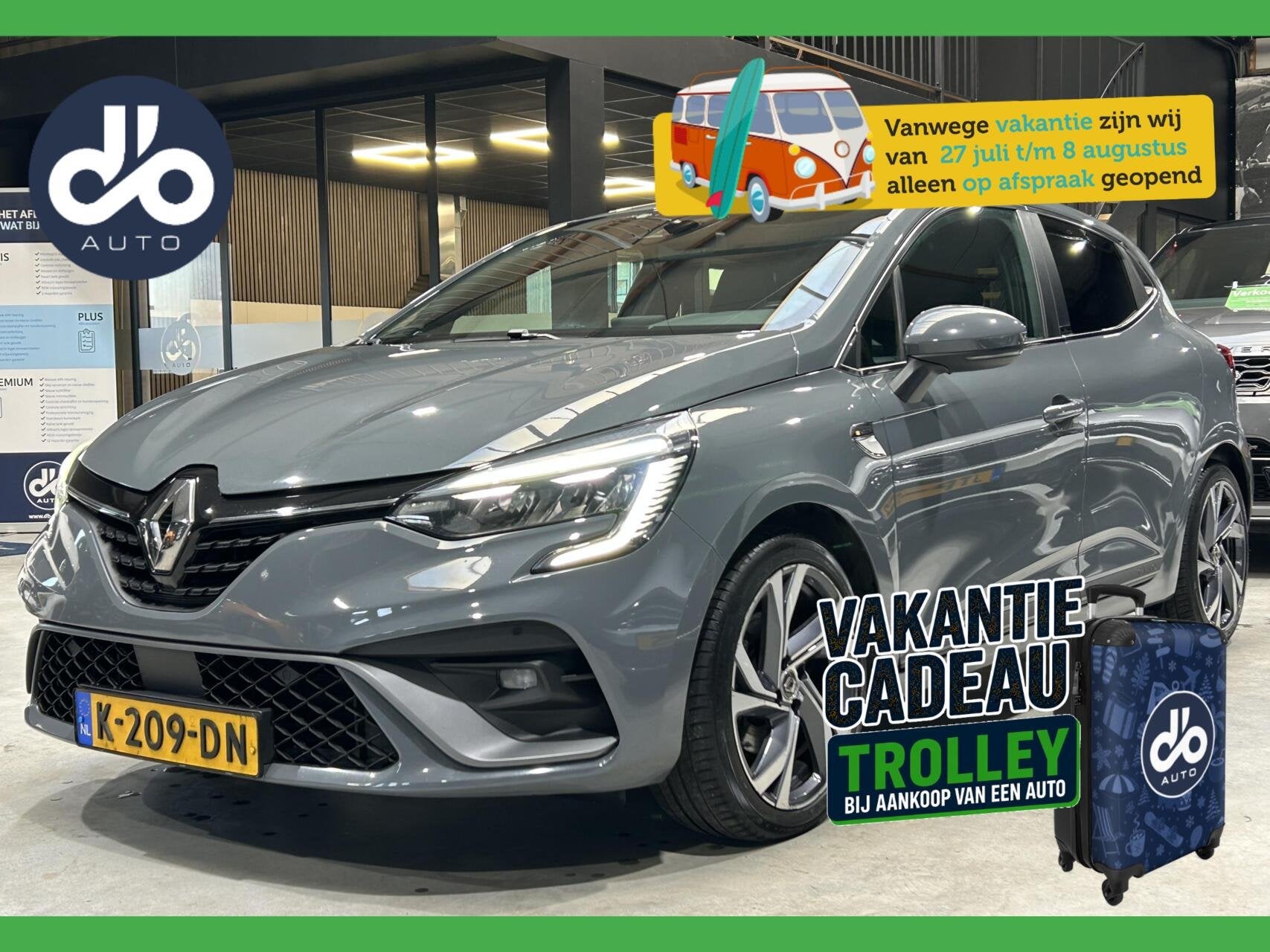 Renault Clio 1.6 E-Tech Hybrid 140 R.S. Line GR. NAVI I 17"L, Auto's, 94 pk, Stof, Gebruikt, 4 cilinders