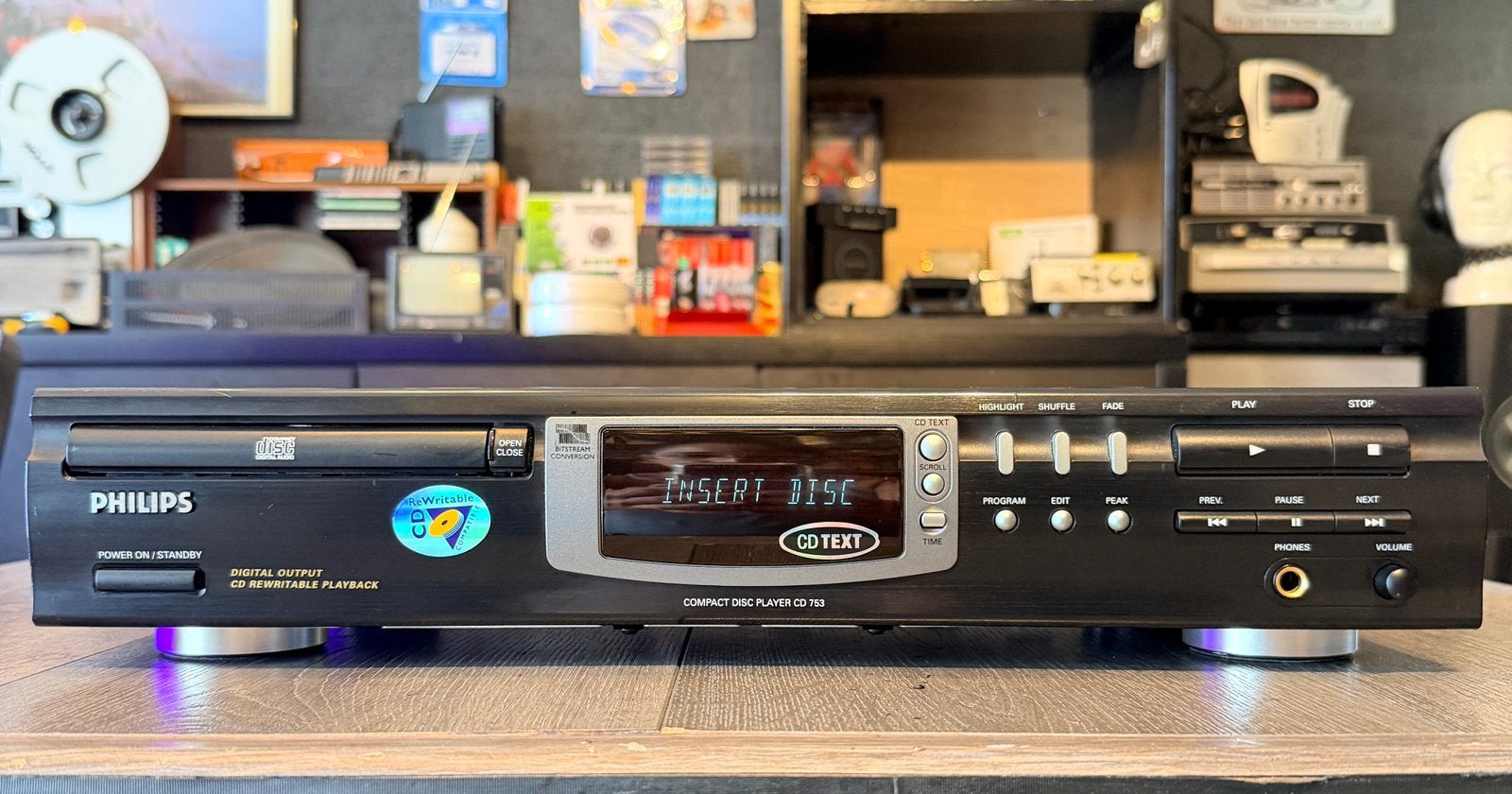 Philips CD 753 • vintage 90’s • geserviced • GARANTIE, Philips, Ophalen of Verzenden, Zo goed als nieuw, De kempen 18