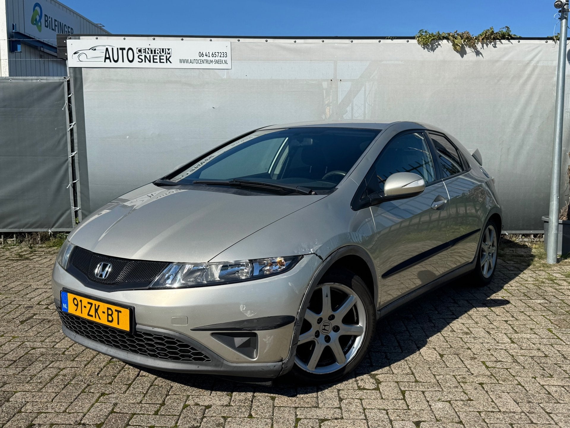 Honda Civic 1.4 Comfort 5drs - Airco-PDC- APK 08-27, Auto's, 83 pk, Gebruikt, Zwart, 4 cilinders