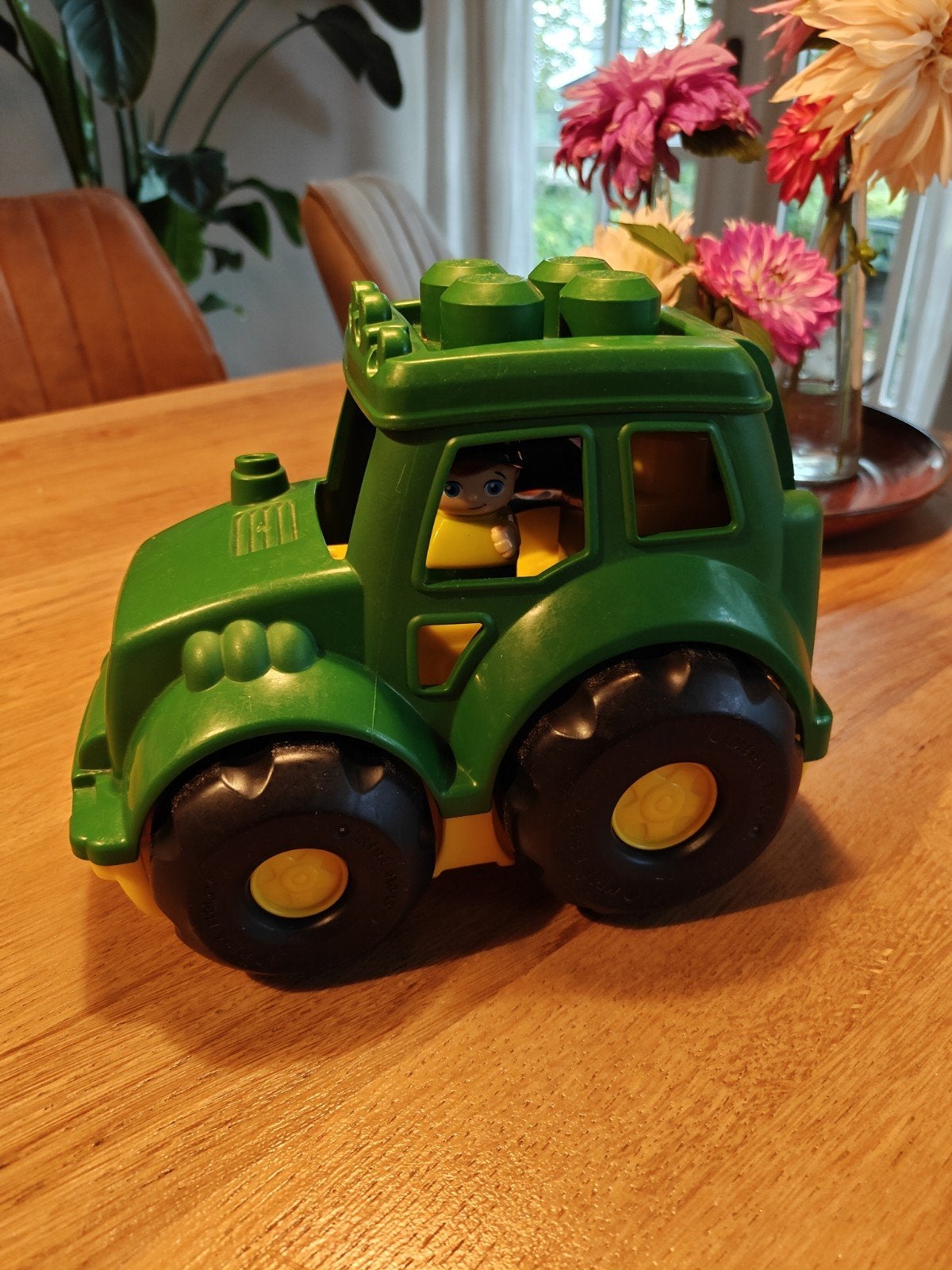 John Deere Tractor met figuur en bouwblokken, Ophalen, Gebruikt, Overige merken