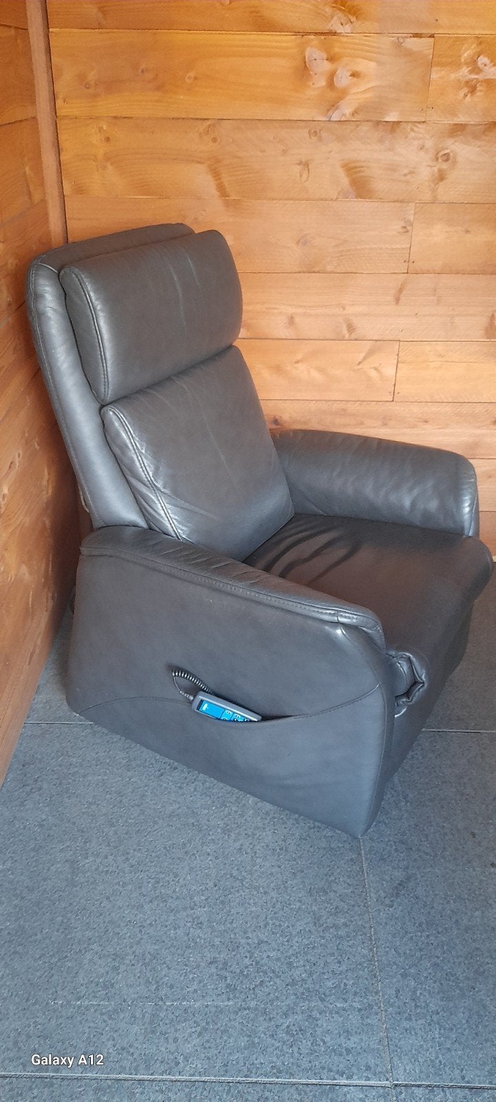Sta op stoel, Huis en Inrichting, Ophalen, Gebruikt, 100 tot 125 cm, Leer