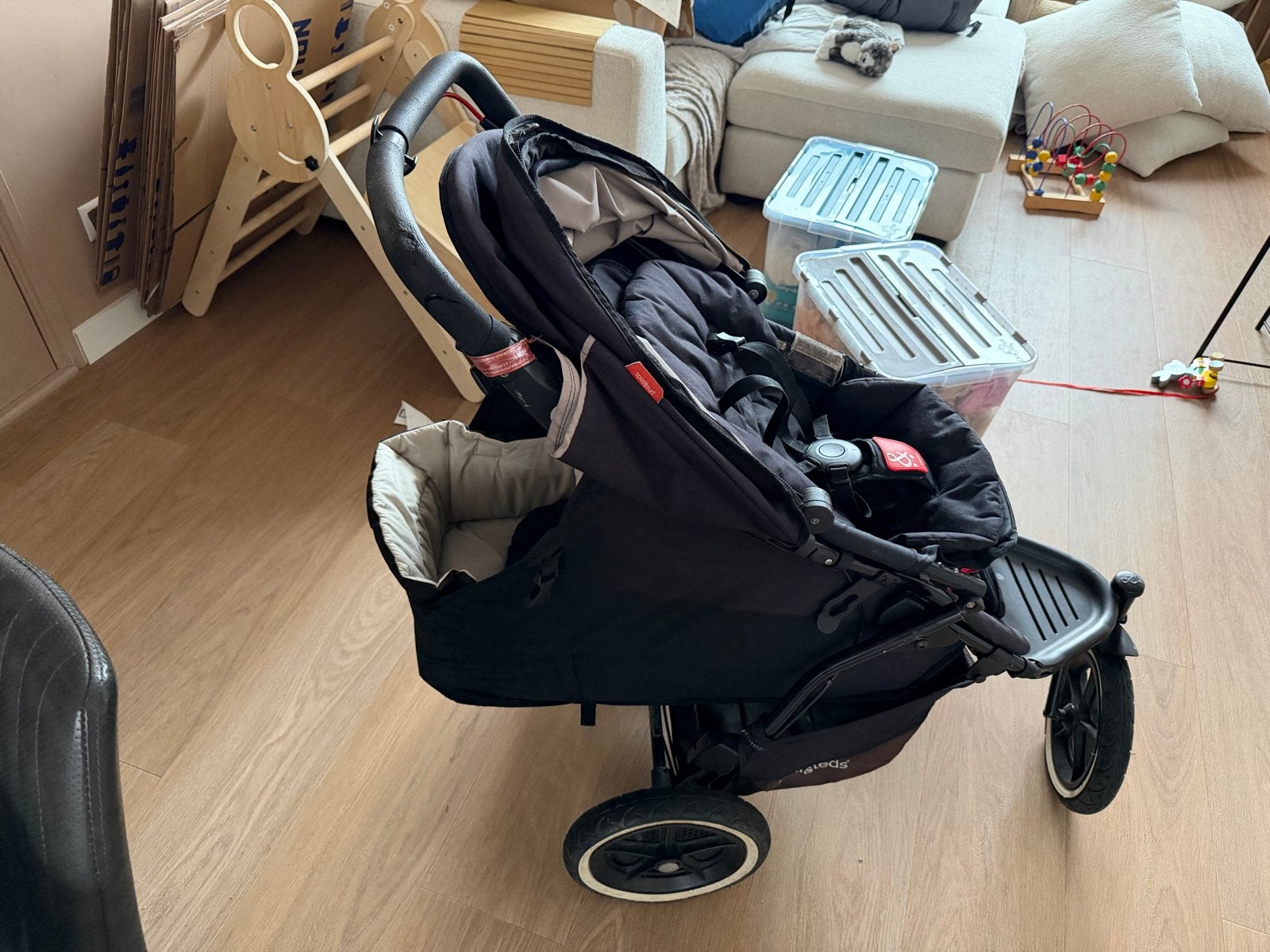 Duowagen of 1 persoons jogger met Reiswieg en Voetenzak, Gebruikt, Duowagen, Ophalen, Kinderwagen
