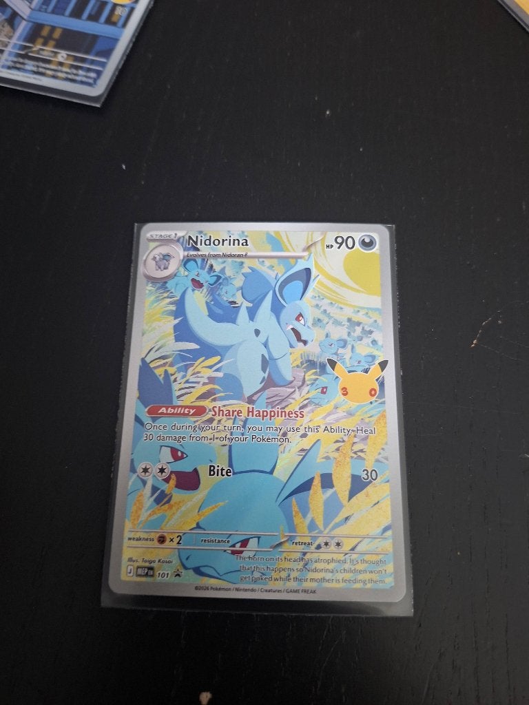 Nidorina - 101 (30th Celebration, Ophalen of Verzenden, Nieuw, Losse kaart, Foil