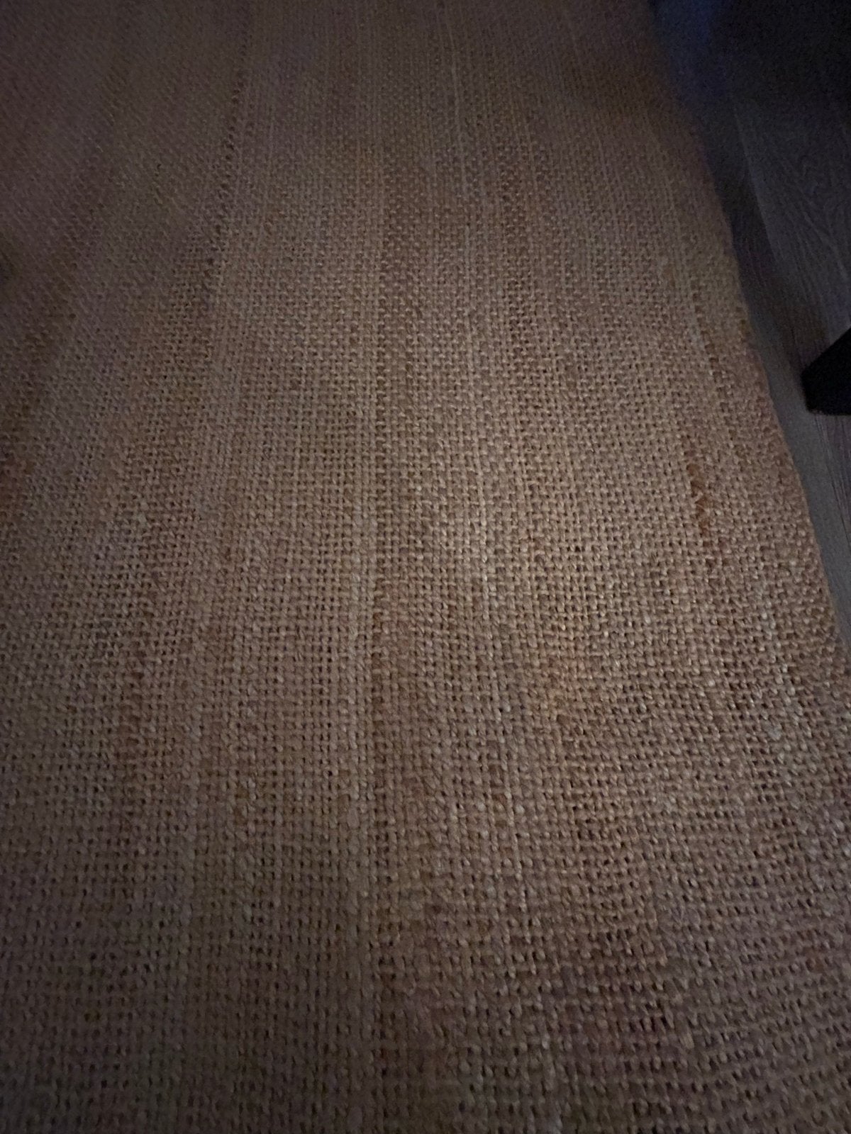 STRÖG Vloerkleed, glad geweven, jutte, 120x180 cm, Ophalen, 100 tot 150 cm, Jutte, Zo goed als nieuw