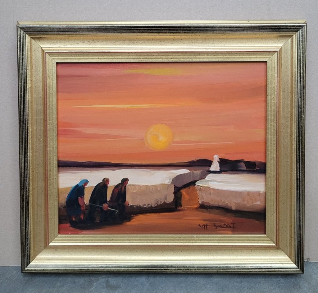 Nest MARYTENS, onder de avondzon, Antiek en Kunst, Ophalen of Verzenden, Gesigneerd