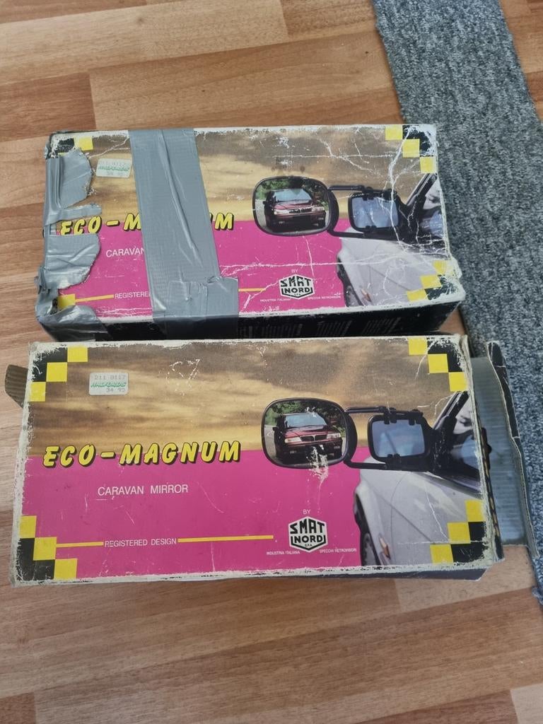 Caravan spiegels - Eco-Magnum (set van 2), Ophalen of Verzenden, Gebruikt, Universele onderdelen