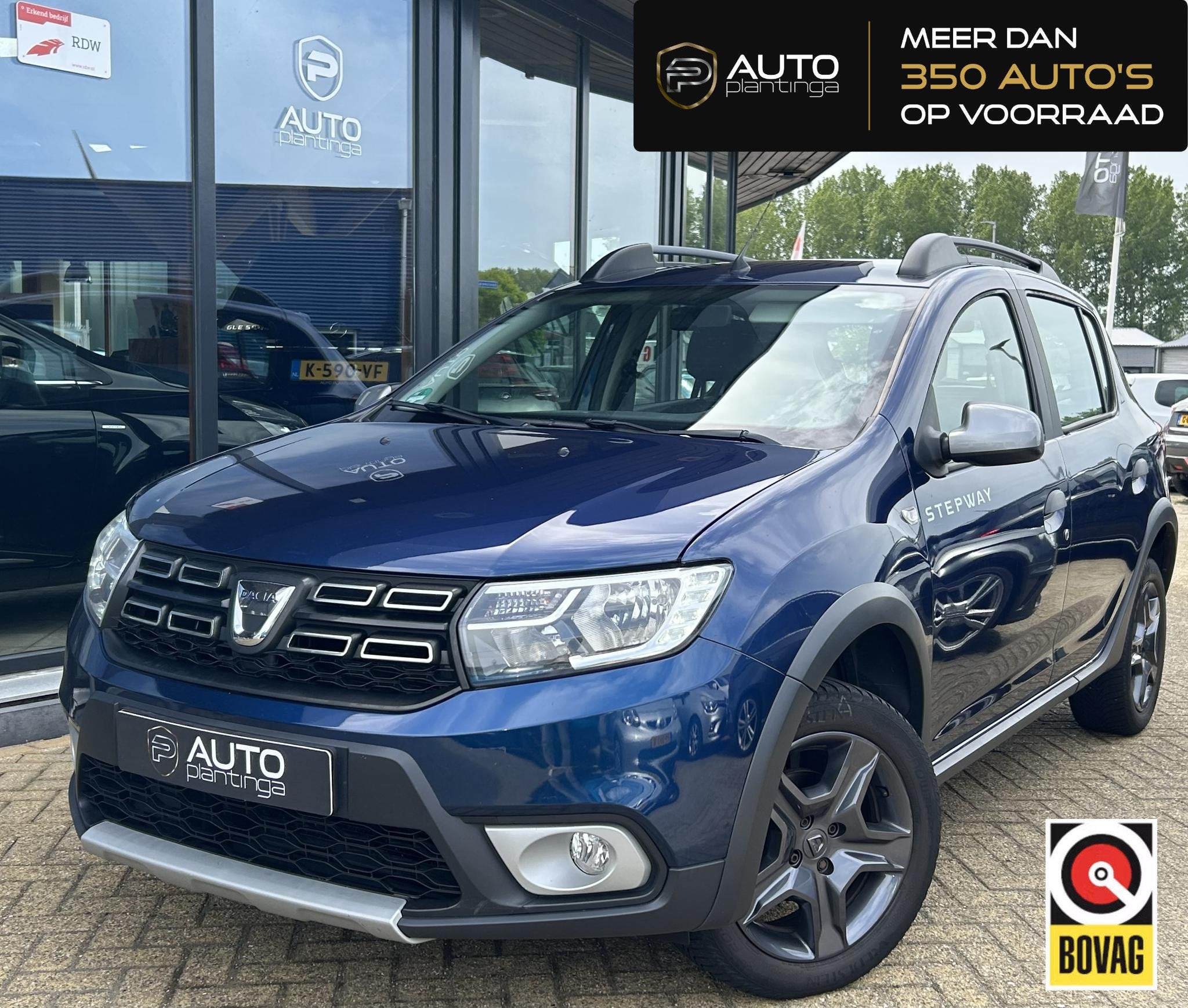 Dacia Sandero 0.9 TCe SL Stepway 90PK | 1e Eigenaar! | Volle, Auto's, Voorwielaandrijving, 898 cc, Euro 6, Blauw