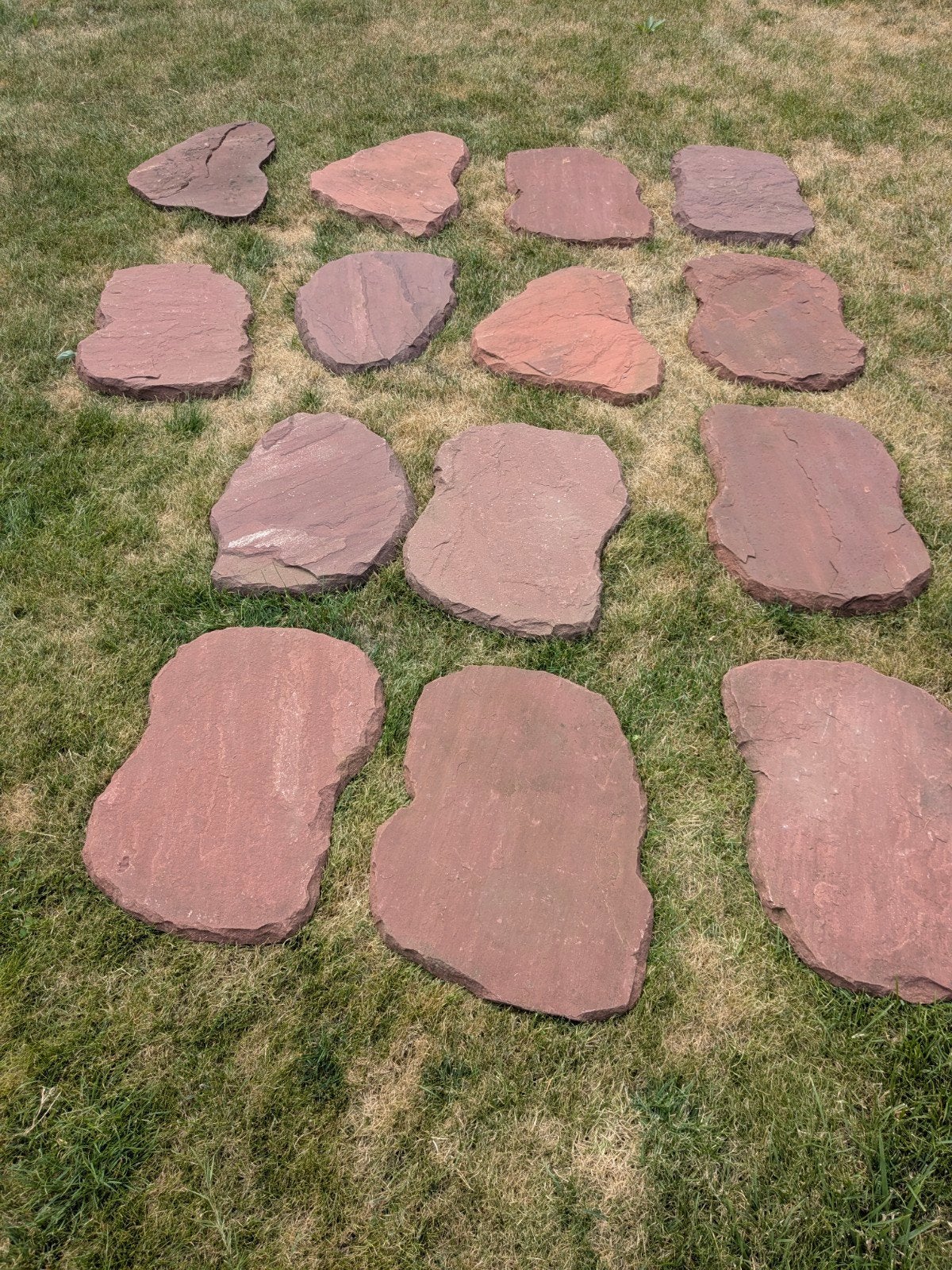 Natuurstenen flagstone staptegel, Tuin en Terras, Grind, Keien en Split, Ophalen, Overige materialen, Gebruikt, Overige typen