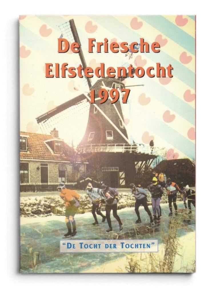 NL Friesche Elfstedentocht 1997 muntset Gulden incl. penning
