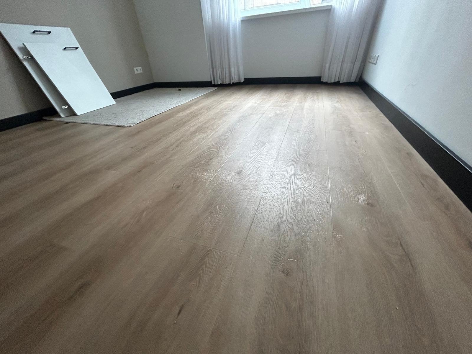PVC vloer met kurk onderlaag - 38 m², Ophalen