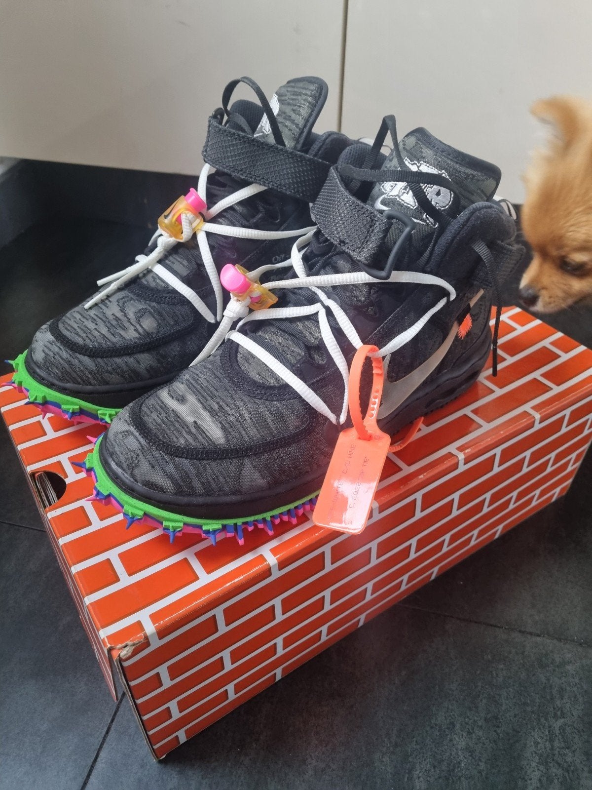 Nike Air Force 1 x Off-White "Halloween" Sneakers, Ophalen of Verzenden