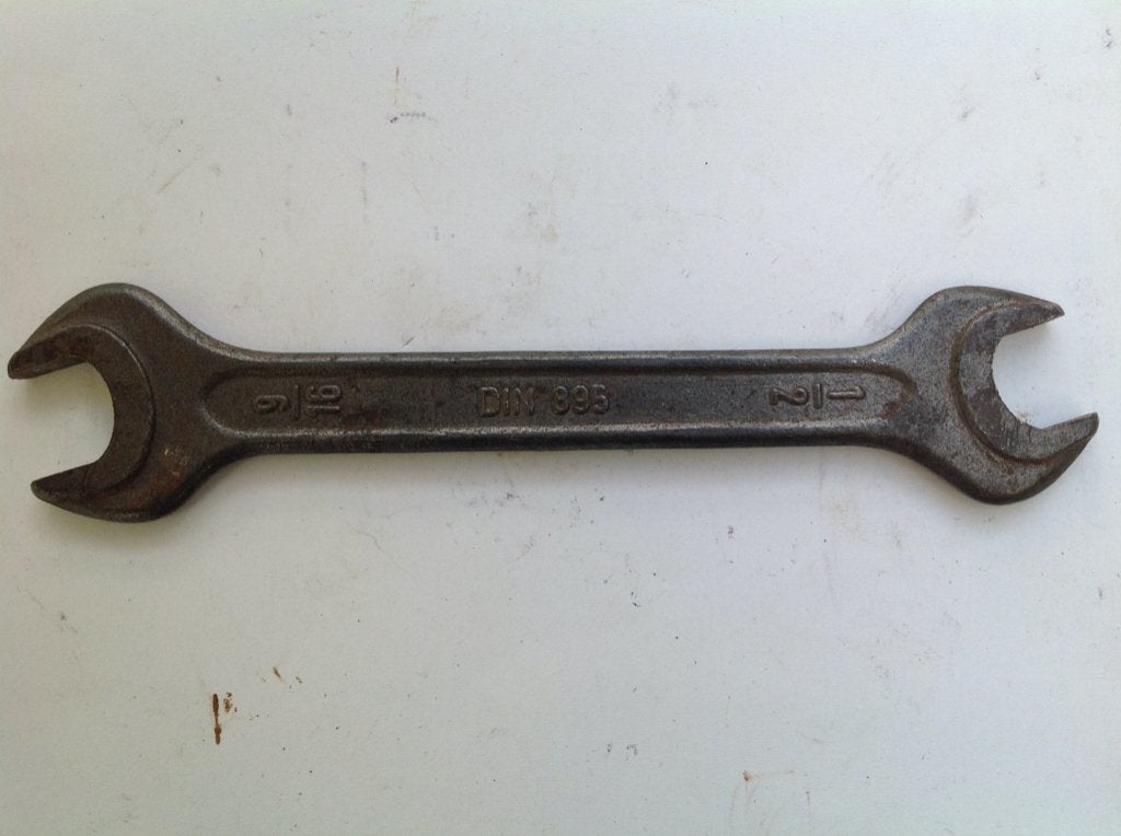 Steeksleutel Vintage zeldzame "STUBAI" 9/16" x 1/2" Din 895, Antiek en Kunst, Verzenden