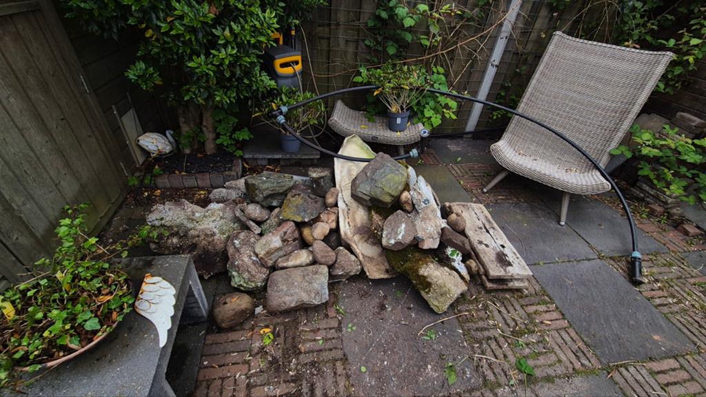 Rotsen en keien voor siertuin, Ophalen, Gebruikt, Grijs, Kei