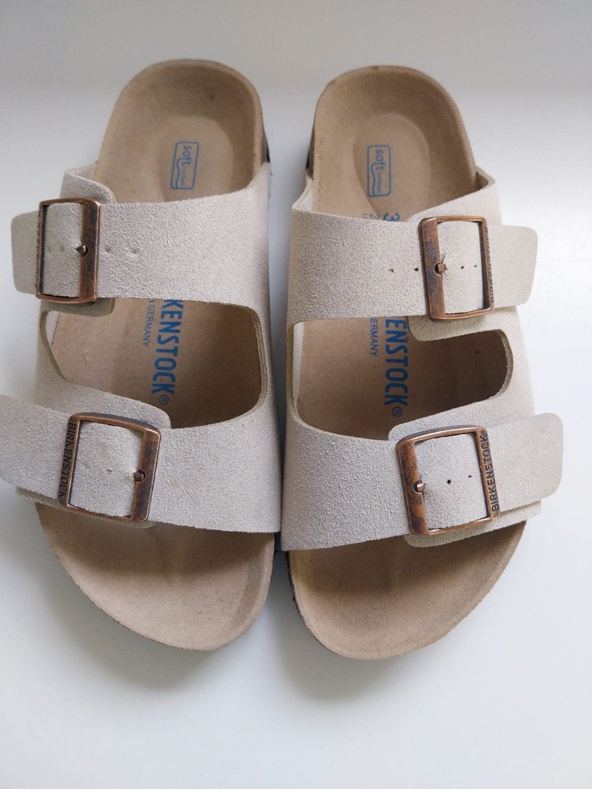 Arizona Birkenstocks - Zo goed als nieuw - Maat 38, Kleding | Dames, Beige, Zo goed als nieuw, Birkenstock, Sandalen of Muiltjes