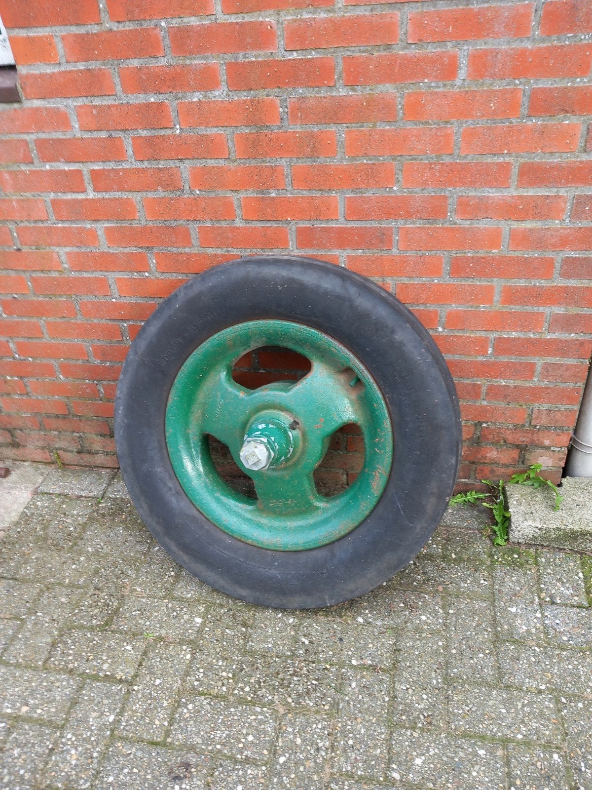 Fordson Major stervelg met band, Ophalen