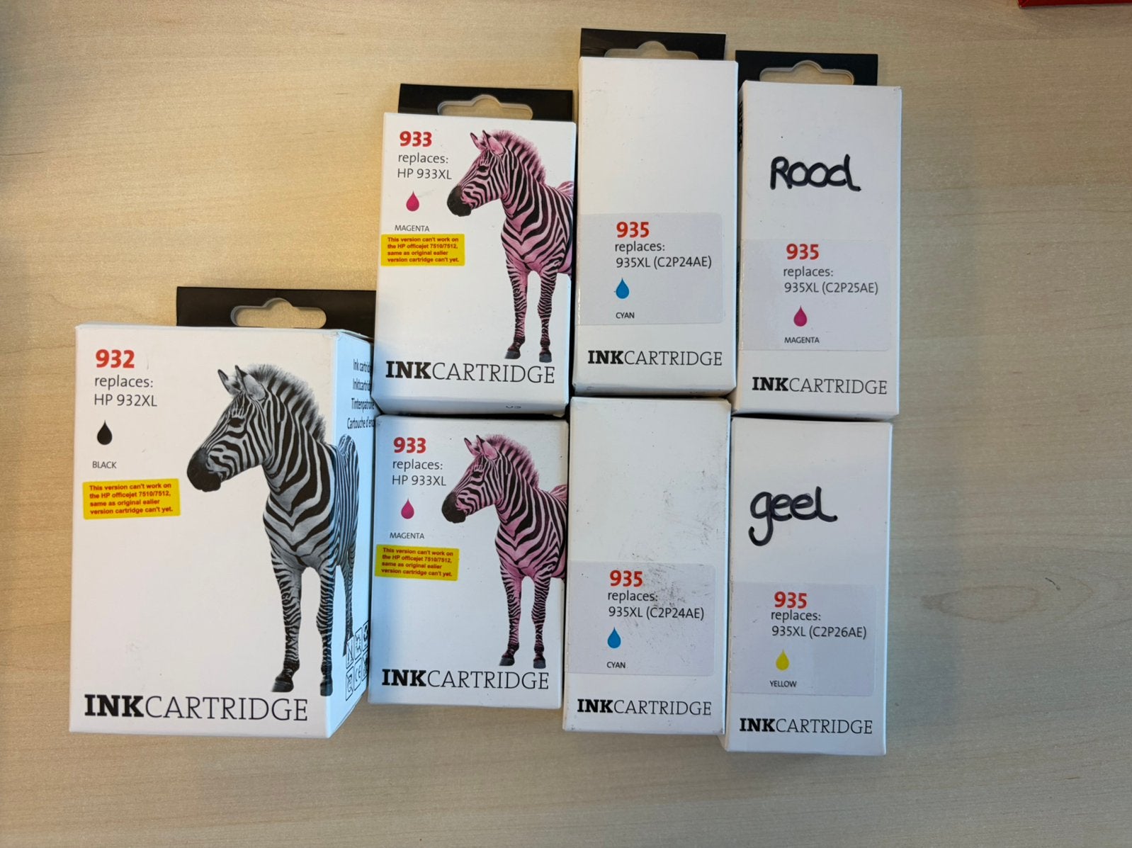 Inktcartridges HP – 932XL & 933XL / 935XL – nieuw, Ophalen of Verzenden, Nieuw, Cartridge