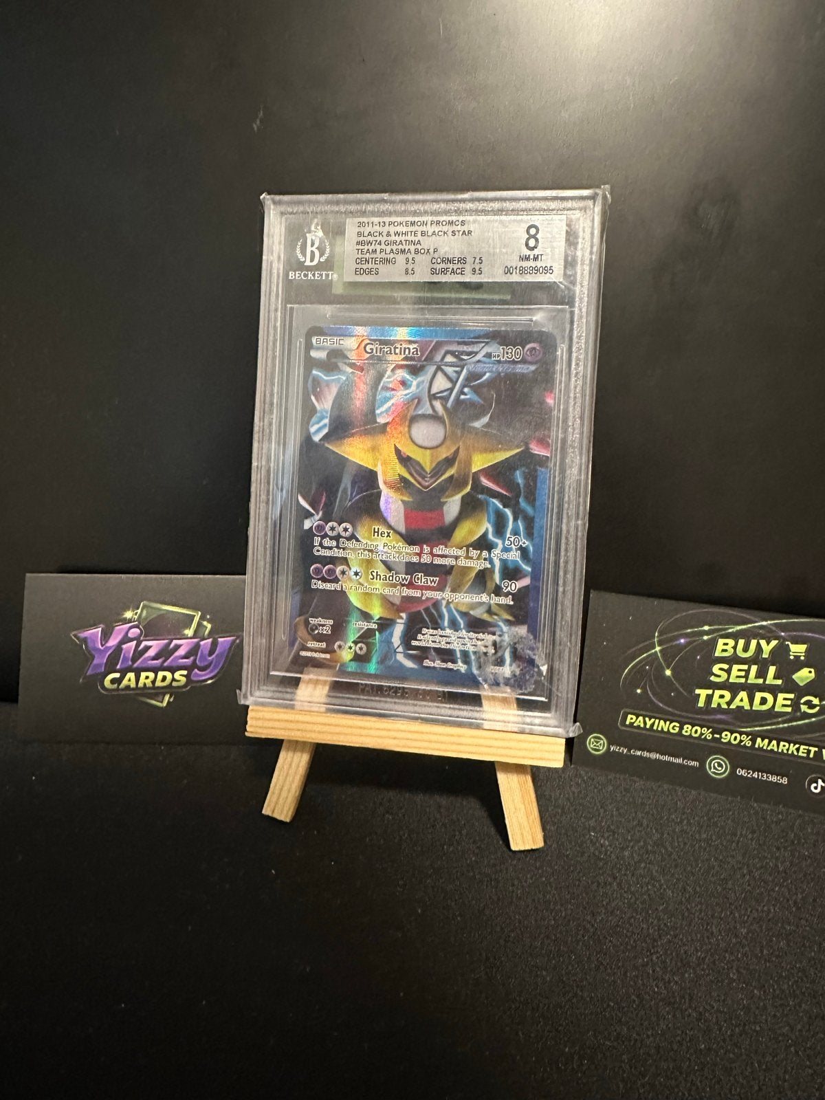 Giratina BW74 Plasma BGS 8, Hobby en Vrije tijd, Ophalen, Zo goed als nieuw, Losse kaart