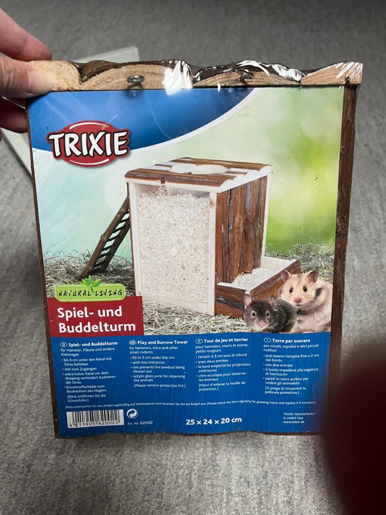 Hamster graafspeelhuisje, Ophalen of Verzenden, Nieuw, Speelgoed
