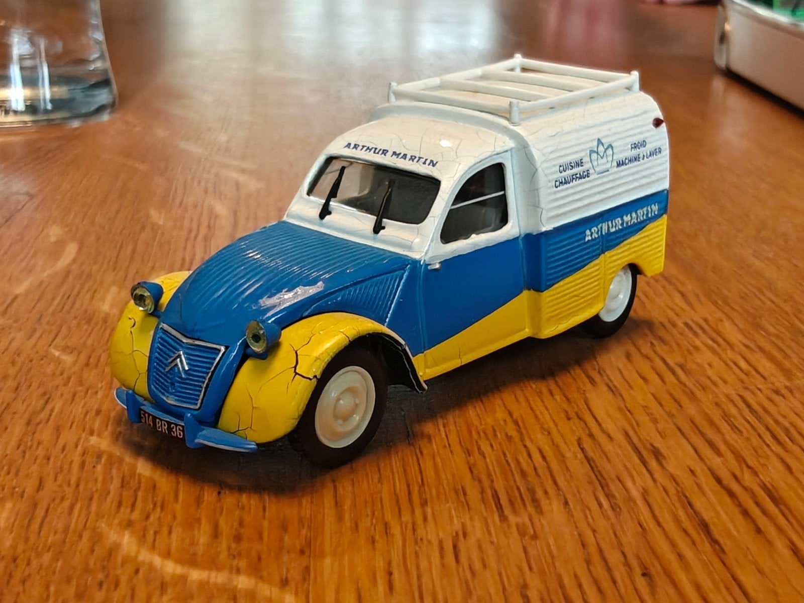 Norev Citroen 2CV AZU Arthur Martin EEND, Ophalen of Verzenden, Nieuw, Auto