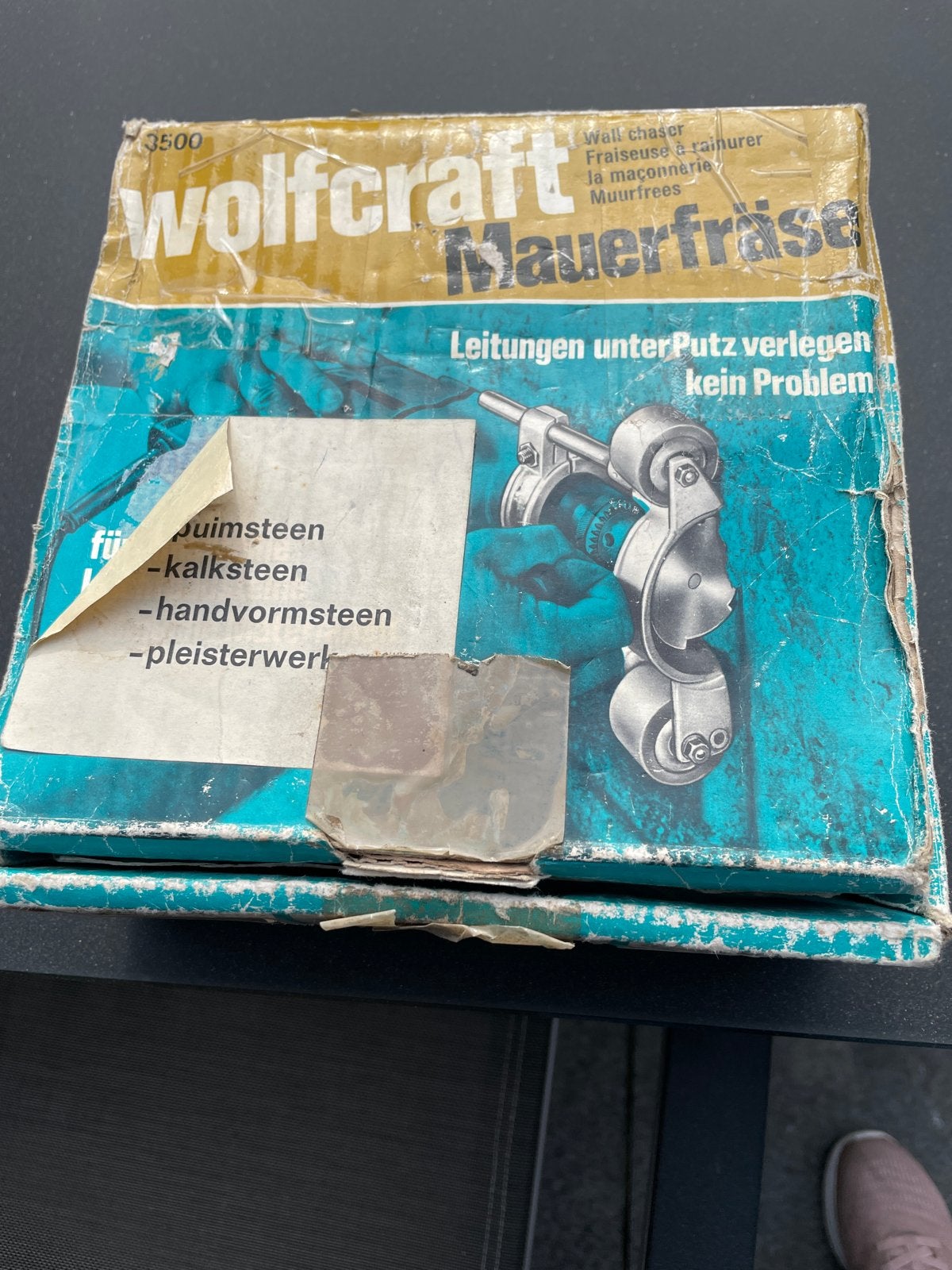Wolfcraft Muurfrees, Doe-het-zelf en Verbouw, Ophalen, Gebruikt, Muurfrees