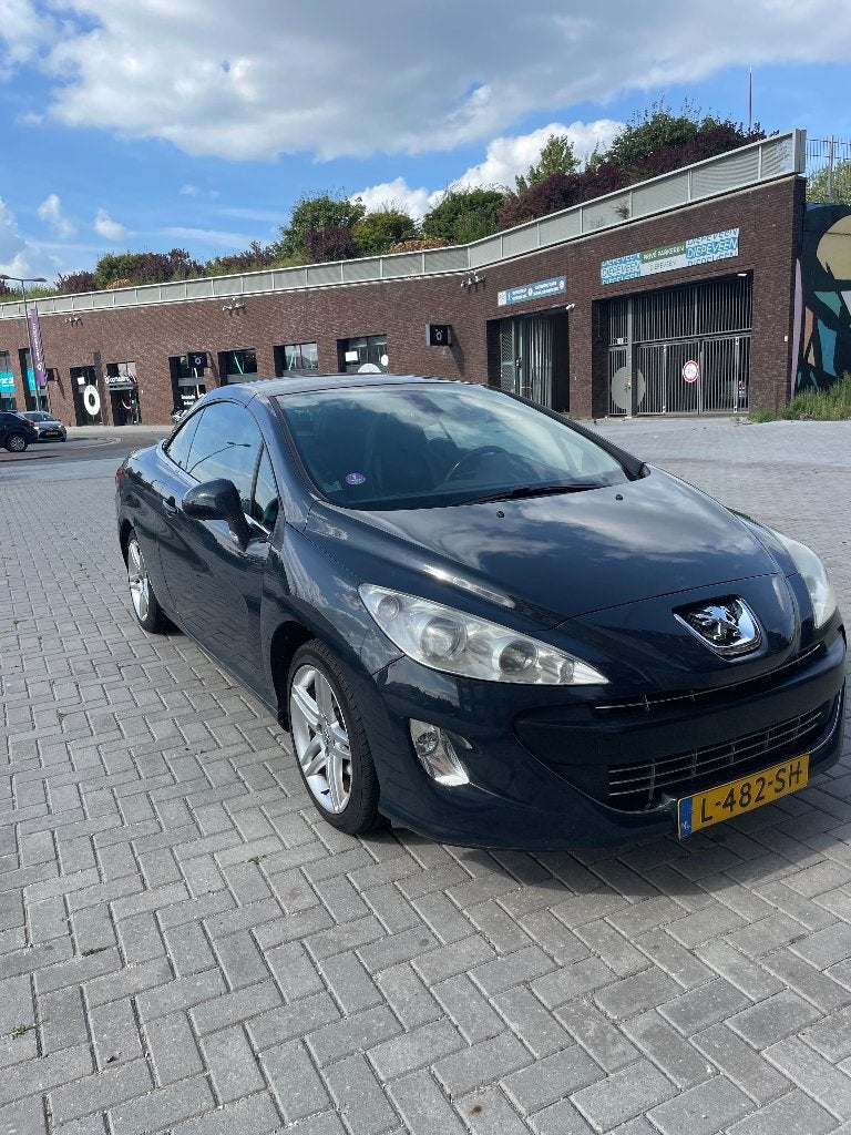 Peugeot 308 1.6 VTI CC 2009 Blauw, Auto's, Peugeot, Voorwielaandrijving, Zwart, 4 cilinders, Cabriolet