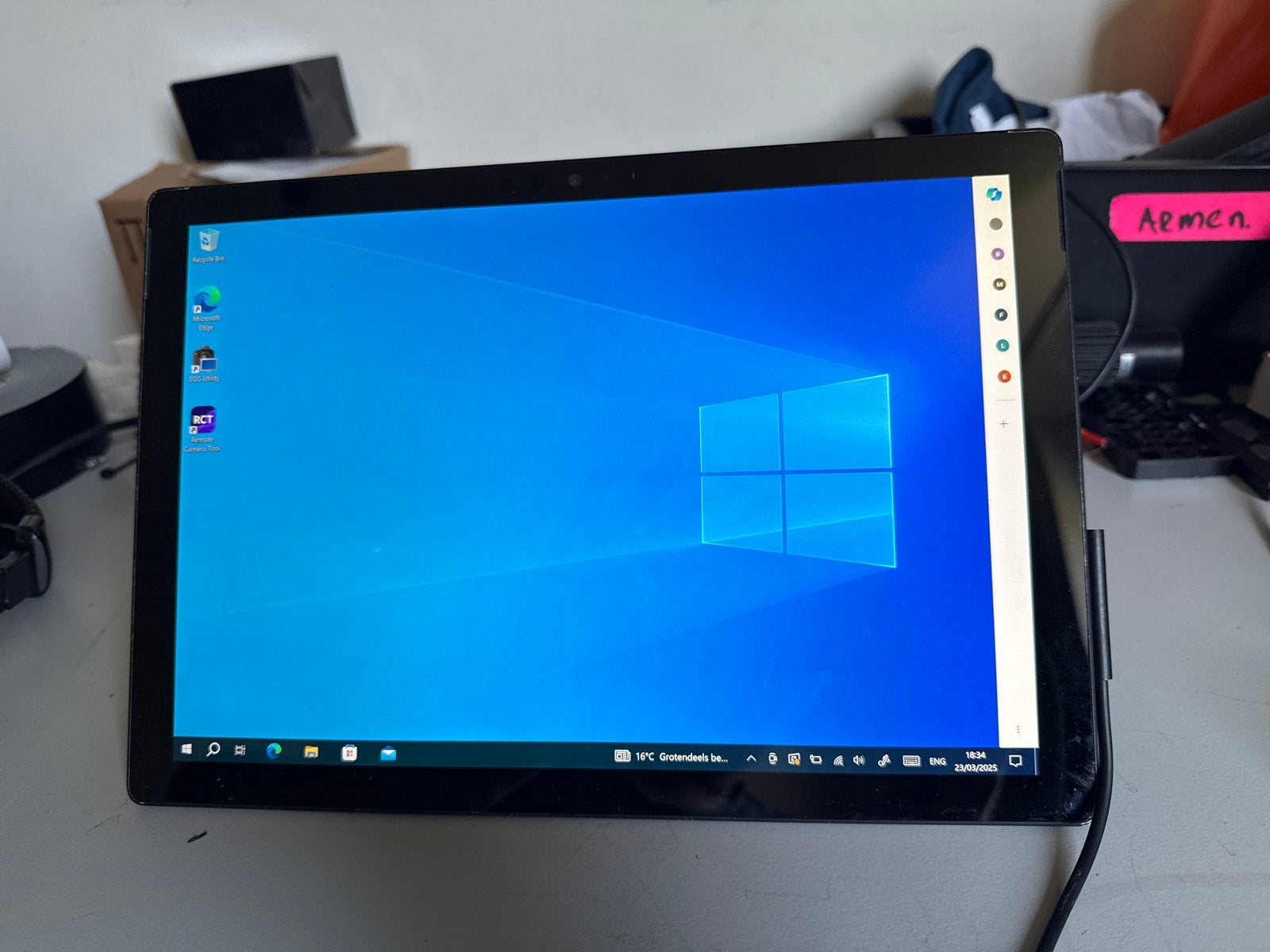 Microsoft Surface Pro 7 i7 16GB RAM, 12 inch, Ophalen of Verzenden, Zo goed als nieuw, Wi-Fi