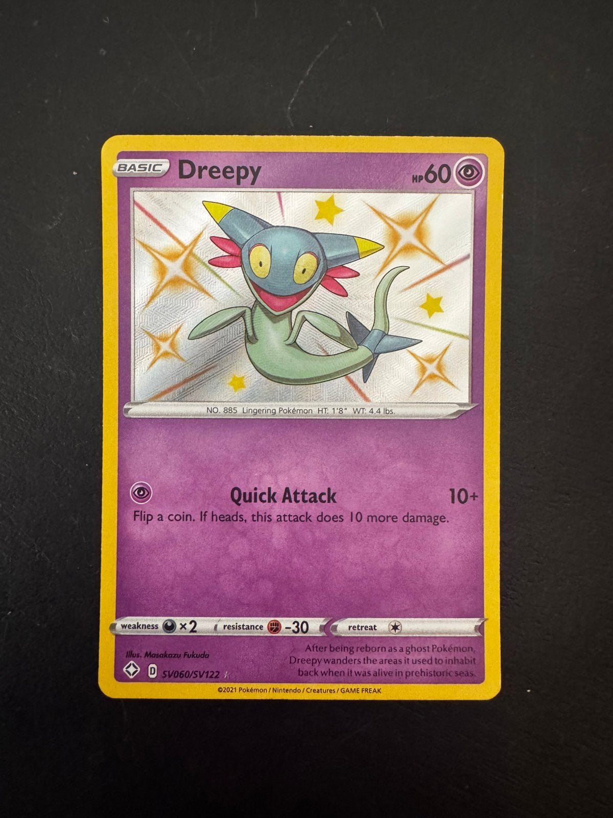 Dreepy sv060 Shining Fates, Ophalen of Verzenden, Zo goed als nieuw