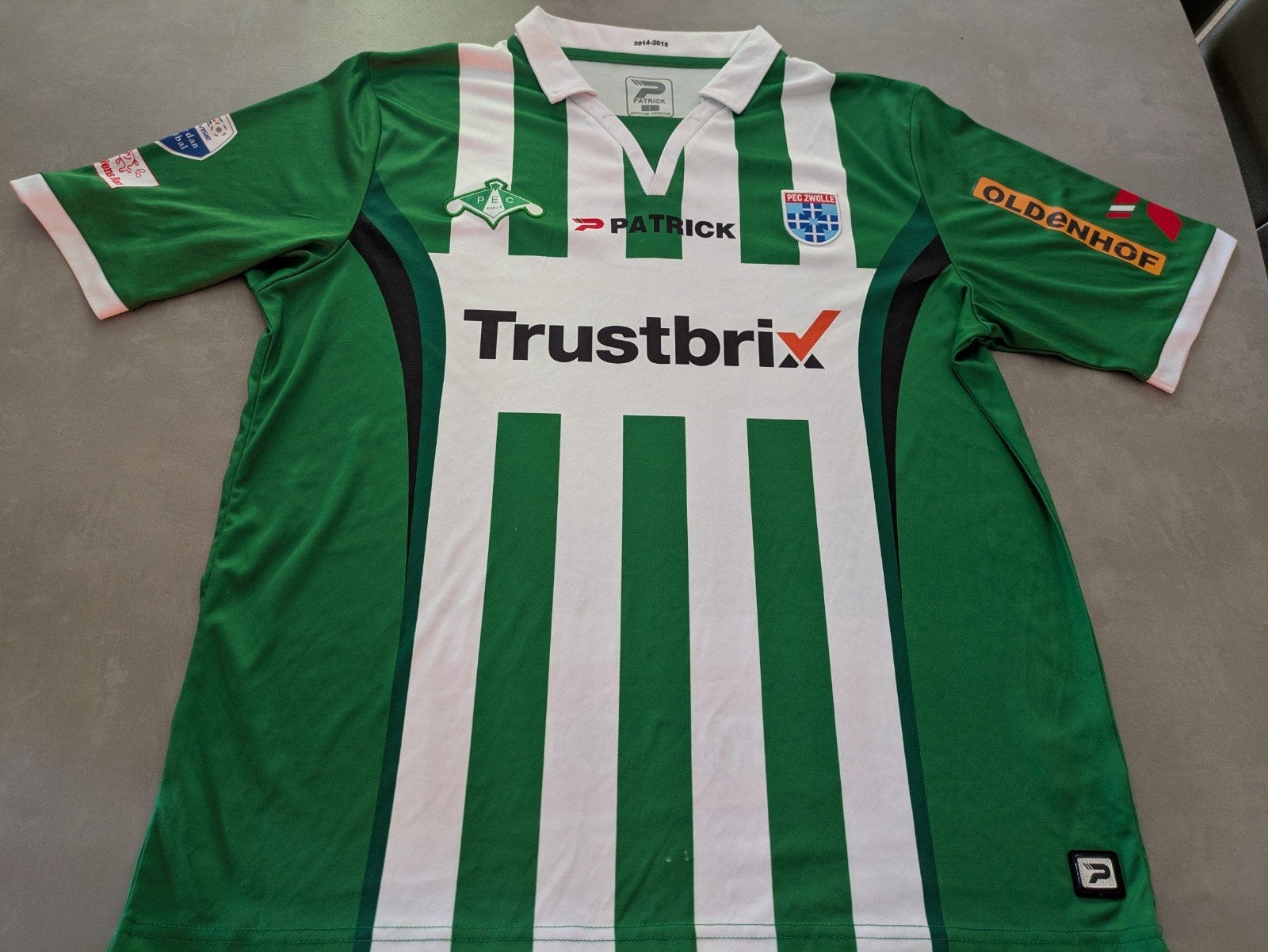 Voetbalshirt PEC Zwolle vintage shirt 2014 verzamelen, Ophalen of Verzenden, Zo goed als nieuw, Shirt