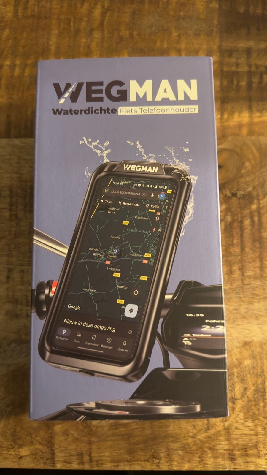 Wegman Telefoon houder | Waterdicht | Ongebruikt | Motor, Kunststof, Zwart, Waterdicht, Overige merken