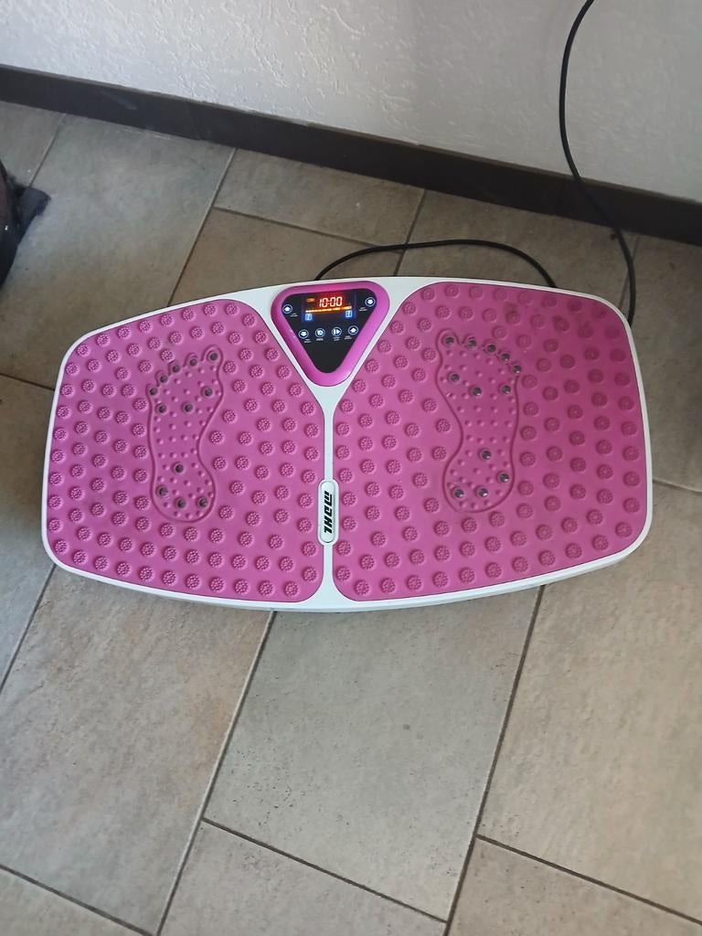 Trilplaat Roze - Fitnesstrainer voor Thuis, Ophalen, Kunststof, Trilplaat, Buik