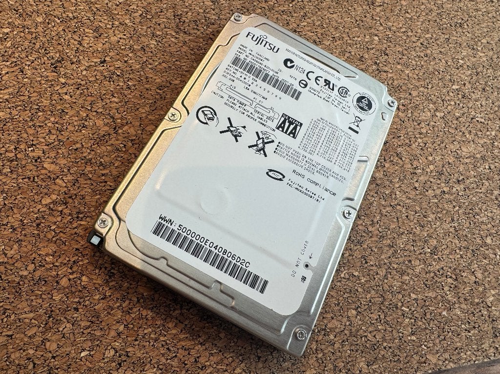 Fujitsu 300GB HD MHX2300BT SATA, Intern, Gebruikt, 300 GB, Ophalen of Verzenden