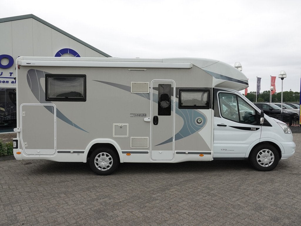 Chausson Titanium 708 2.0 TDCI 170PK AUTOMAAT QUEENSBED | HE, Automaat, Airbags, Ringverwarming, Info@boekautobedrijf.nl