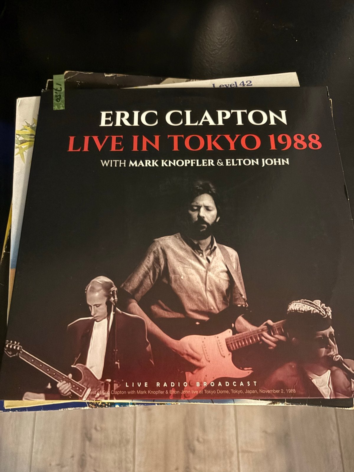 Eric Clapton - Live in Tokyo 1988 (met mark Knopfler), Ophalen of Verzenden, Gebruikt, 12 inch