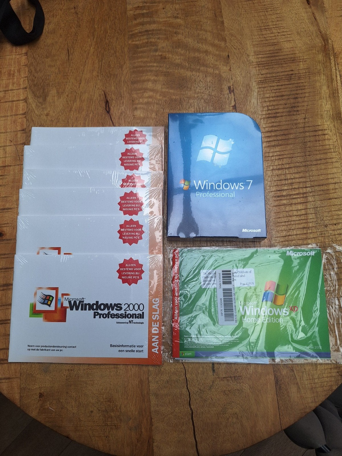 Microsoft Windows 2000 Professional & Windows 7 Professional, Computers en Software, Besturingssoftware, Ophalen of Verzenden