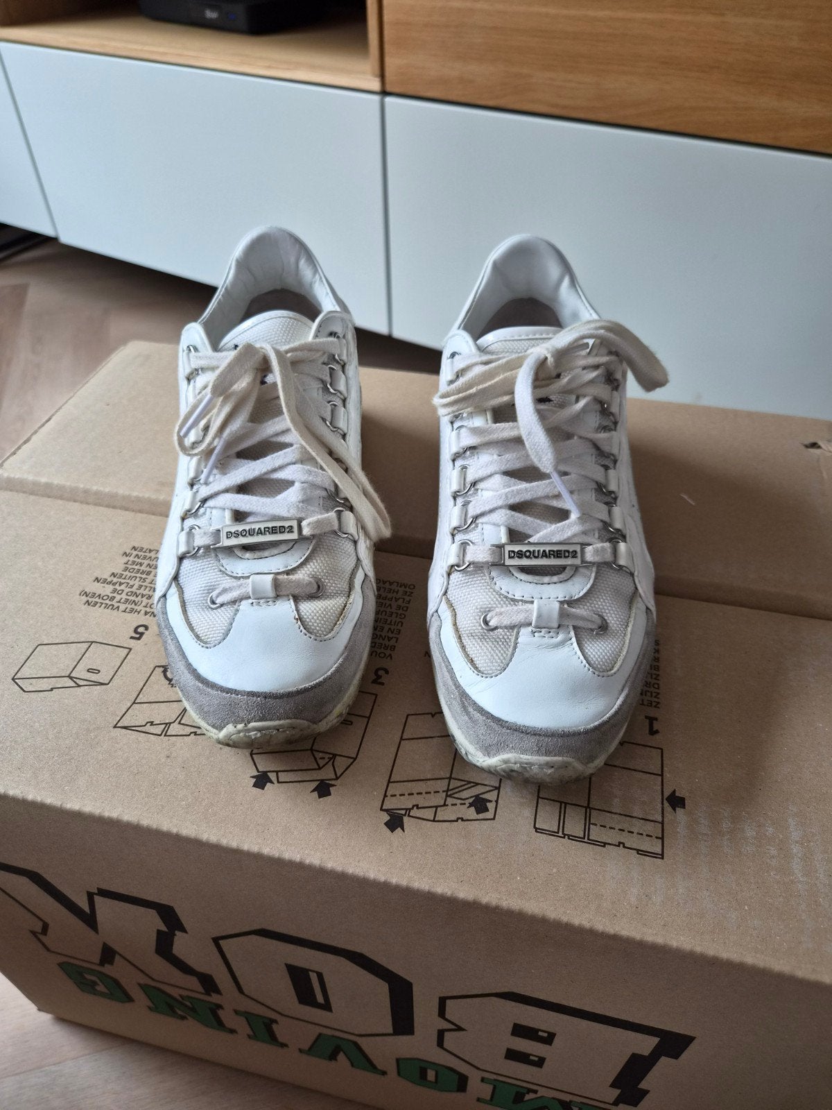 Dsquared2 maat 39, Wit, Ophalen of Verzenden, Sneakers of Gympen, Dsquared2