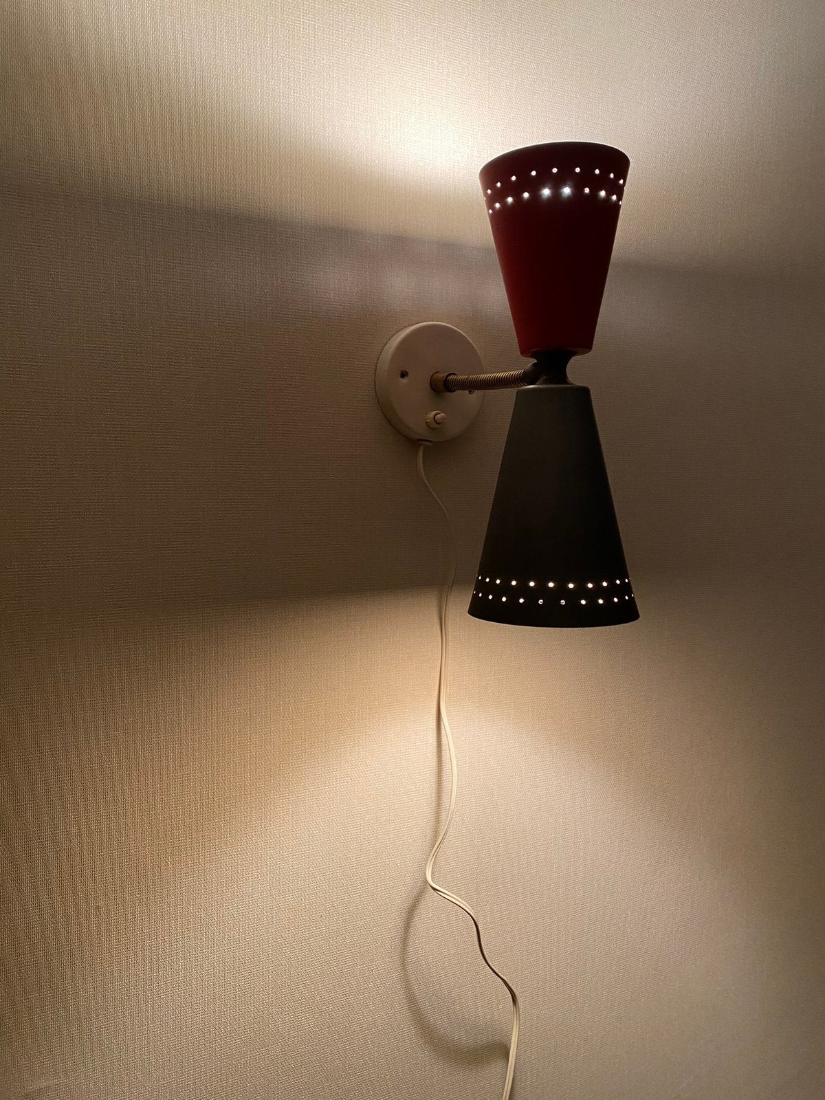 Zestigerjaren design lampje, Huis en Inrichting, Ophalen of Verzenden, Zo goed als nieuw