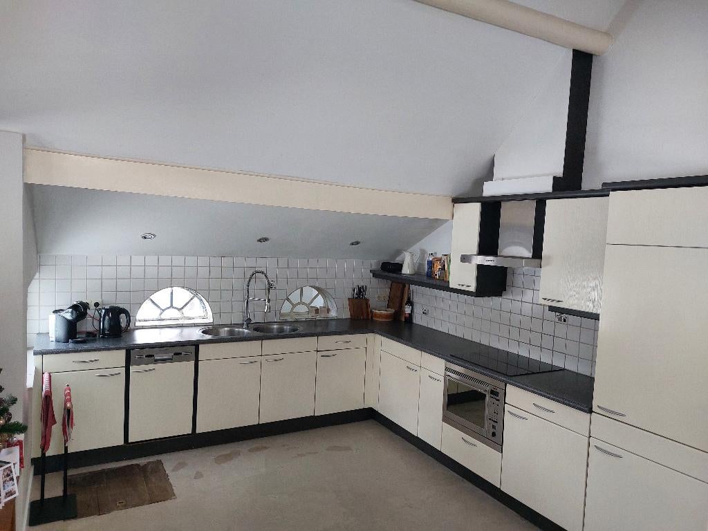 koelvriescombinatie, inductiekookplaat, vaatwasser, etc, Huis en Inrichting, Ophalen, Gebruikt, Crème, 50 tot 100 cm
