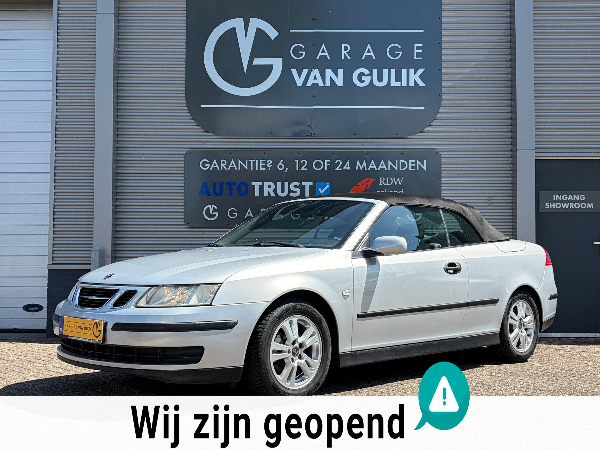 Saab 9-3 Cabrio 1.8t Vector 150PK Trekhaak,Clima,Cruise,Isof, Voorwielaandrijving, 1998 cc, Automatische klimaatregeling, Gebruikt